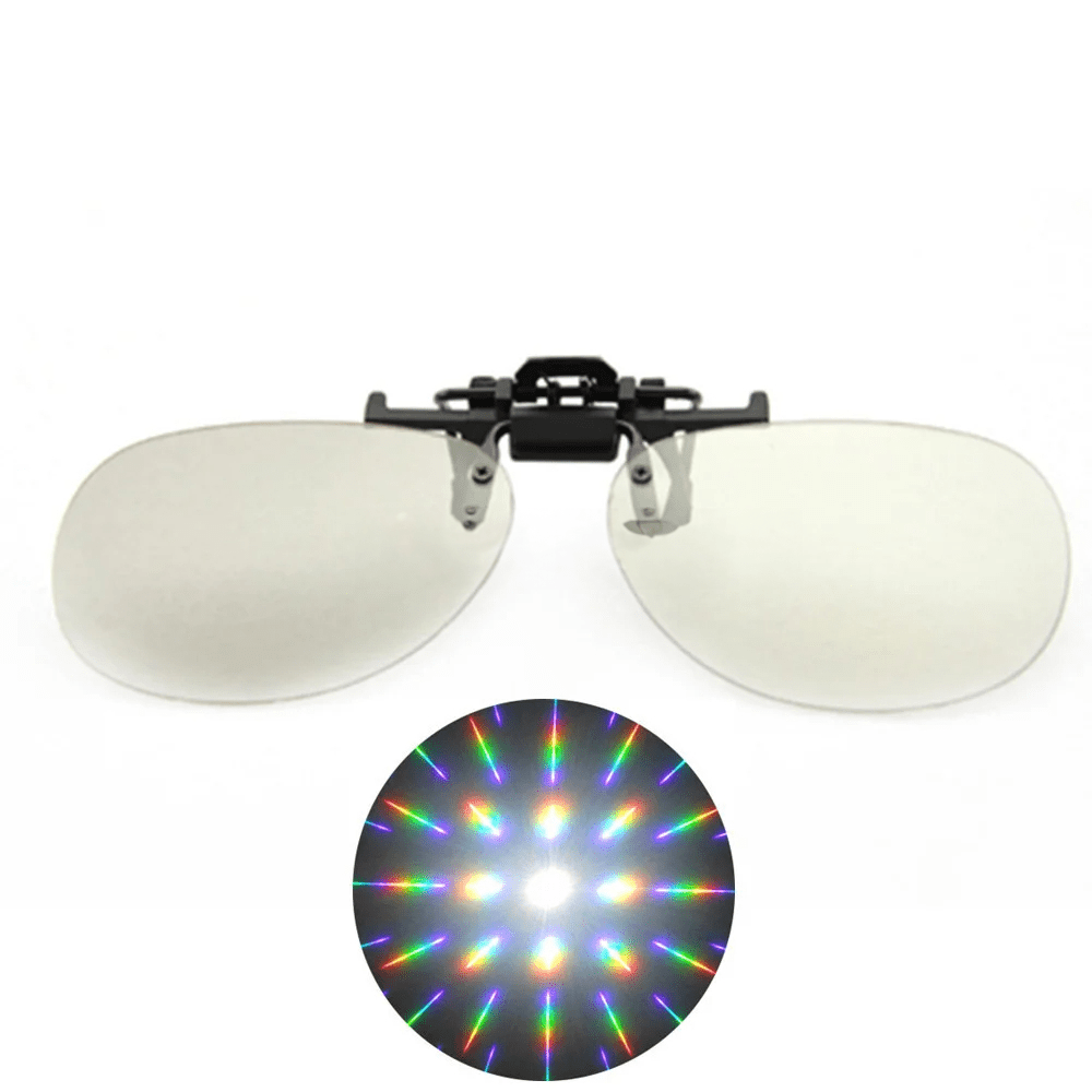 Clip - On Diffraction Glasses - Festival Parent
