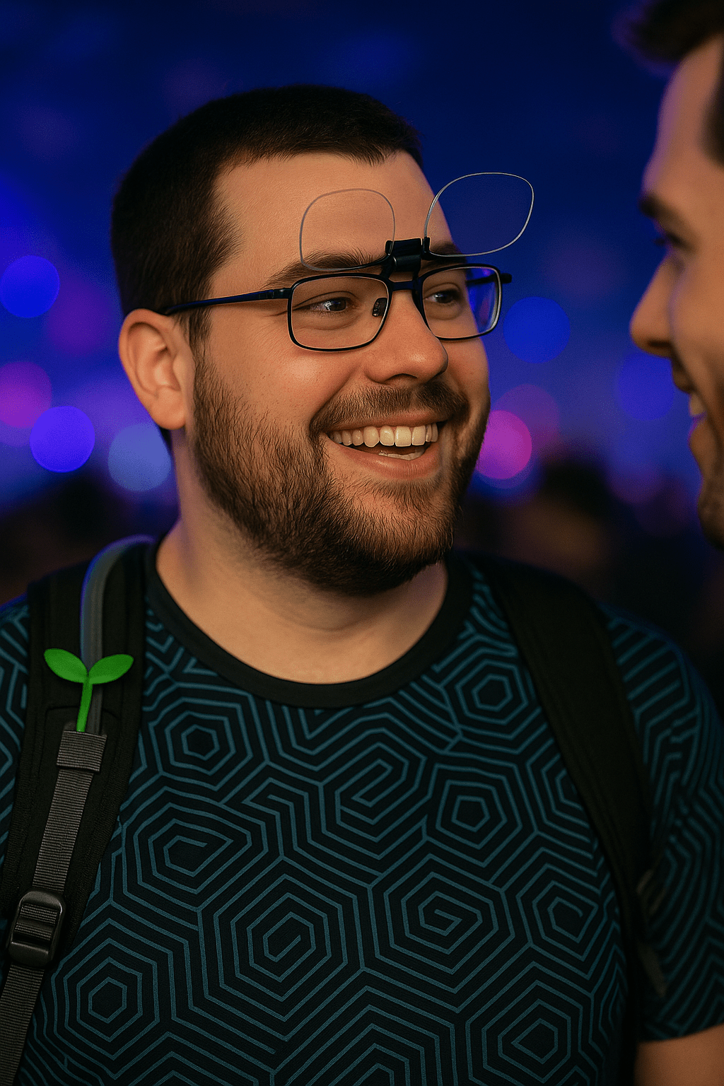 Clip - On Diffraction Glasses - Festival Parent