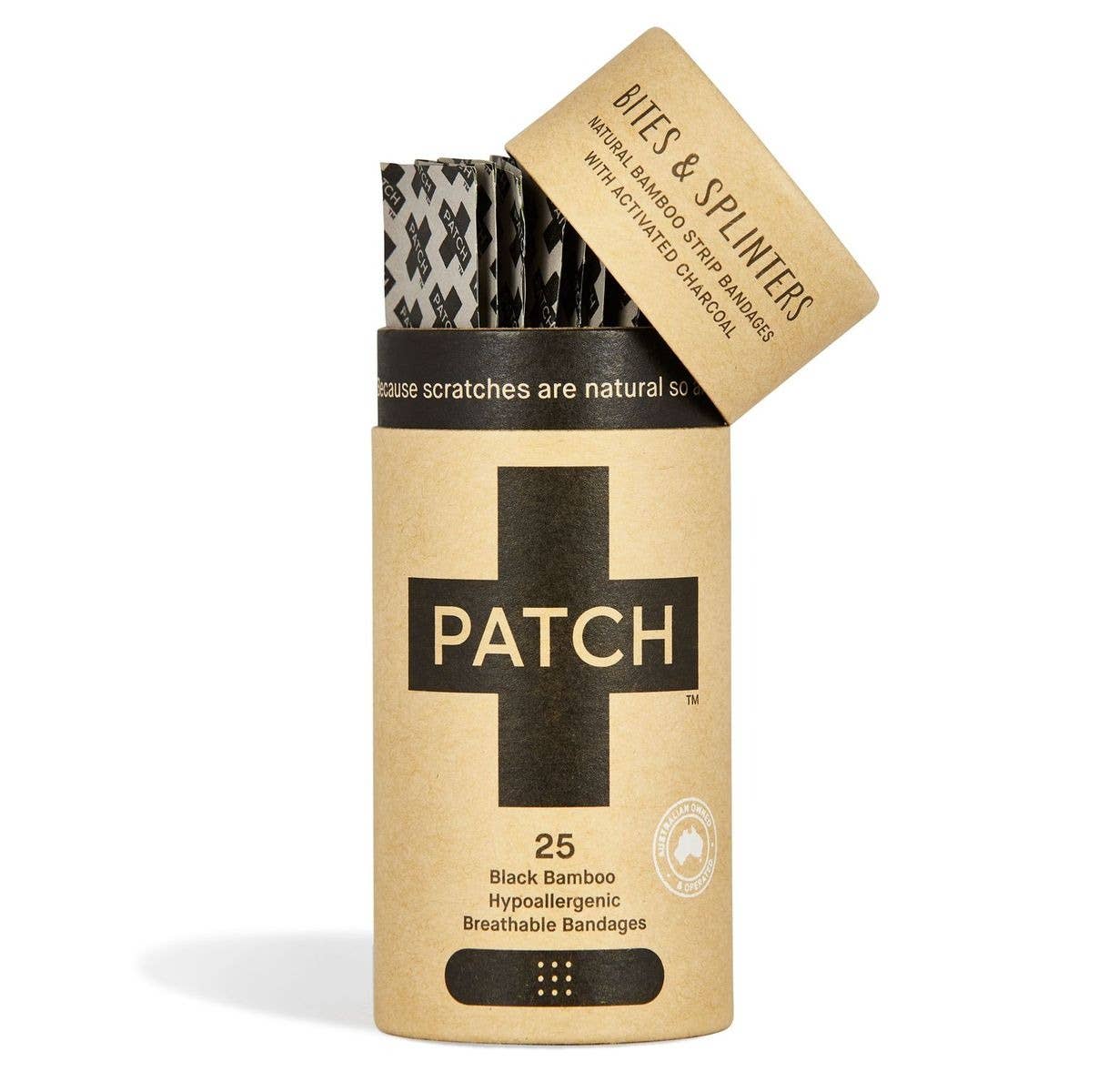 Activated Charcoal - Adhesive Strips - 25ct Tube - Festival Parent