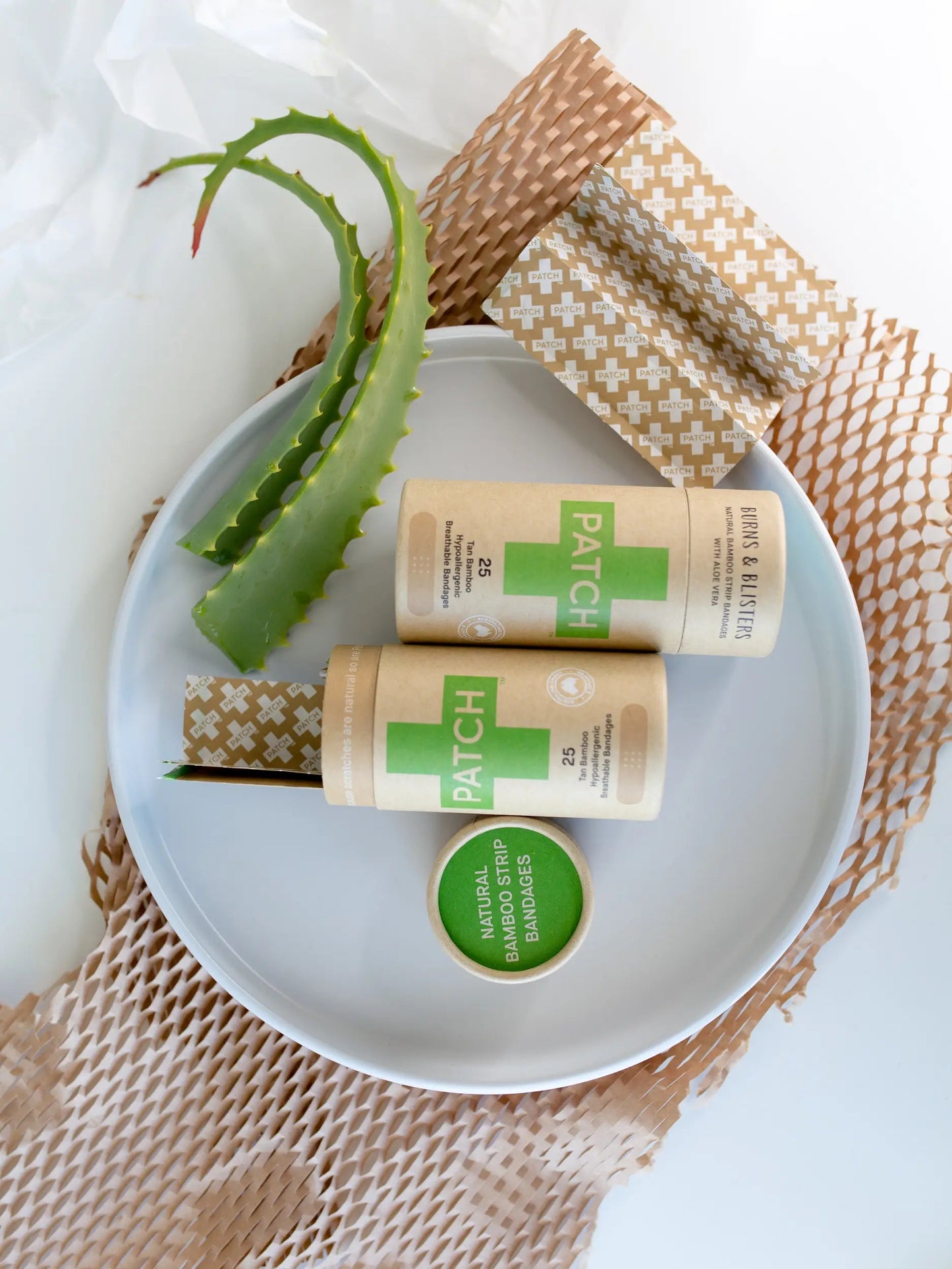 Aloe Vera Adhesive Strips - 25ct Tube - Festival Parent
