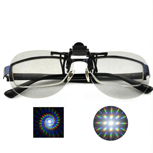 Clip - On Diffraction Glasses - Festival Parent