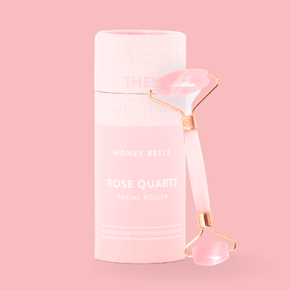 Rose Quartz Crystal Facial Roller - Festival Parent
